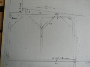 パーゴラ風ウッドデッキ屋根の製作