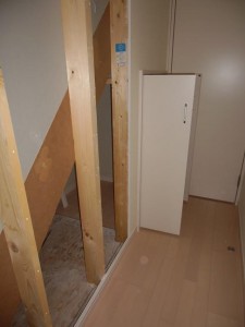 ニッチ造作工事（本棚家具）