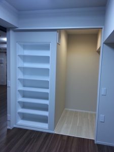 新築マンションのクローゼットリフォーム