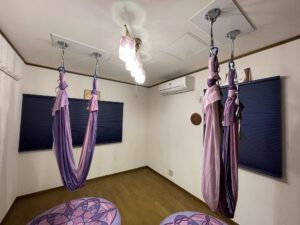 エアリアルヨガ用の天井下地工事