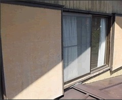戸袋の張り替え 施工前