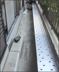 植木鉢用棚の設置 施工後