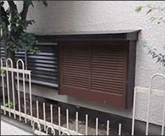 掲示板の設置 施工前