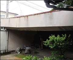 カーポートの補修 施工前