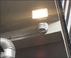 防犯灯の設置 施工後