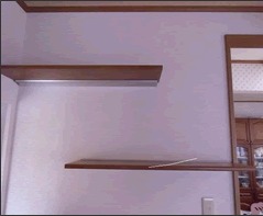 飾り棚の取り付け 施工後