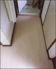 アパートの床補修工事 施工後