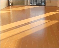 アパートのフローリング張り 施工後