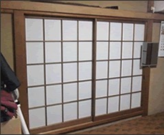 二重窓の取り付け 施工前