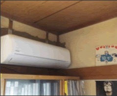 壁の補修 施工前