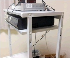 ラックの穴あけ加工 施工後