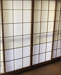 障子の建て付け 施工後