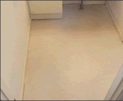 洗面所床の張り替え 施工前