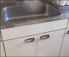 流し台の補修 施工後