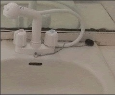 バッグカードの補修 施工前