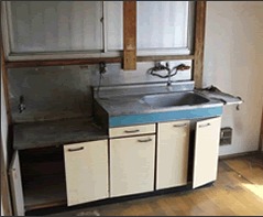 キッチンのリフォーム 施工前