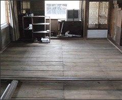 フローリングの張り替え 施工前