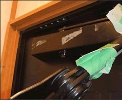ネジ穴の補修 施工前