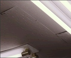 店舗天井の張り替え 施工前