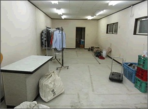店舗の床上げ工事他 施工前