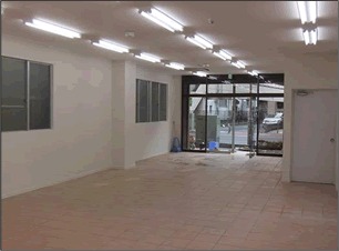 店舗のスケルトン工事 施工後