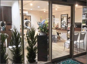 美容院の店舗工事 施工後