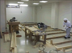 整体院の内装工事 施工前