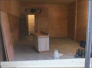 店舗の内装工事 施工前